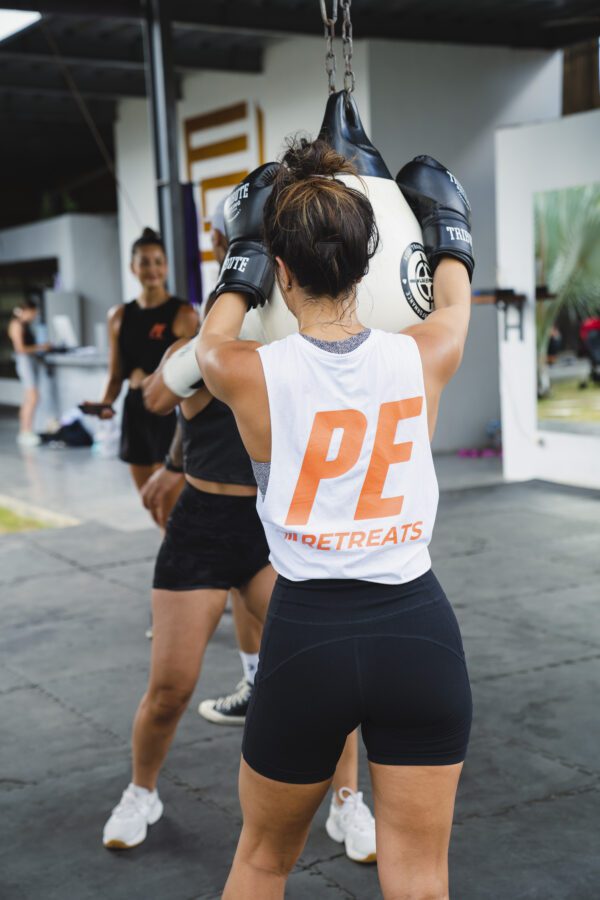 PE OG Crop Tank (White)